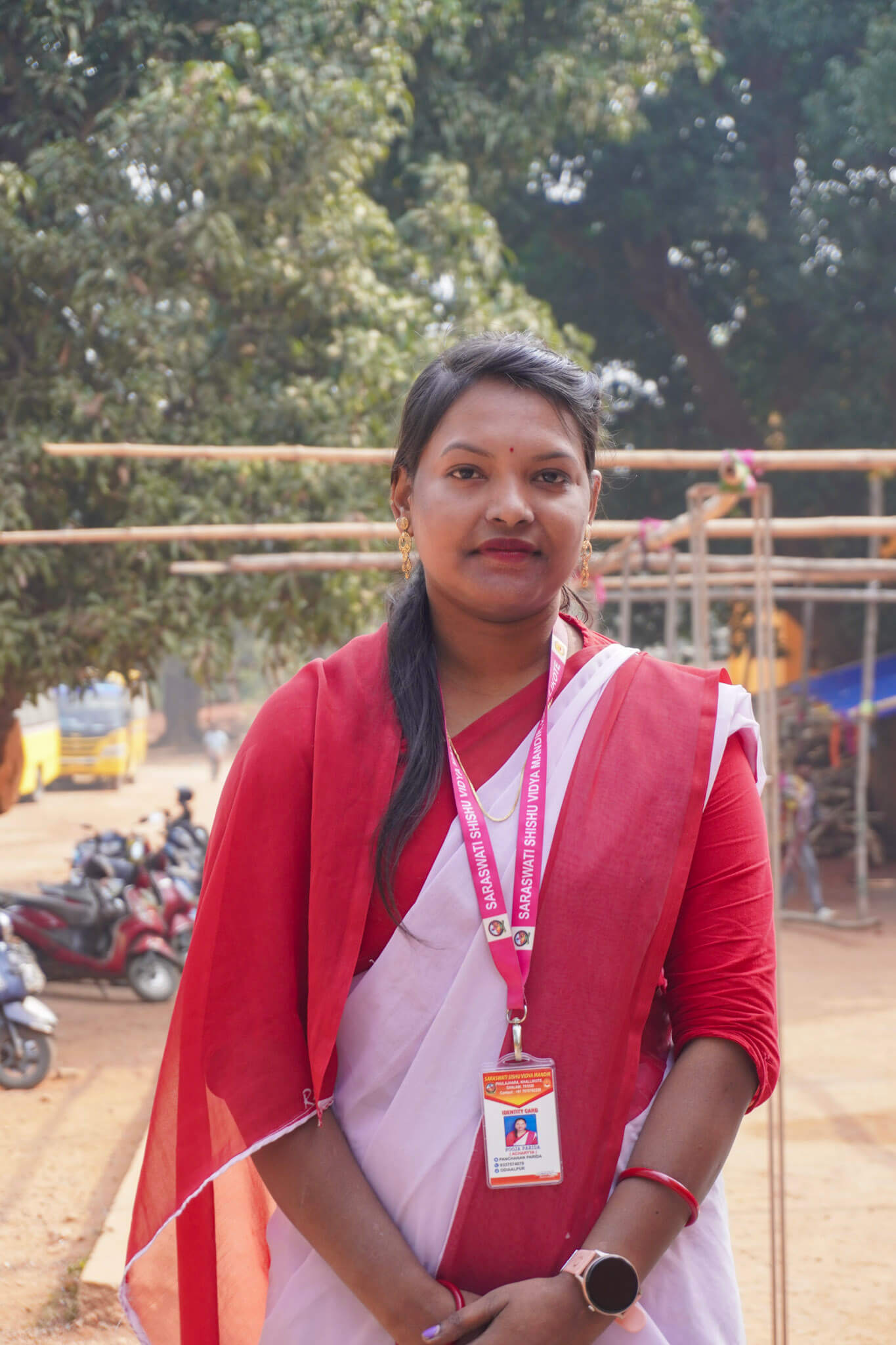 ssvm khallikote staff Puja Parida